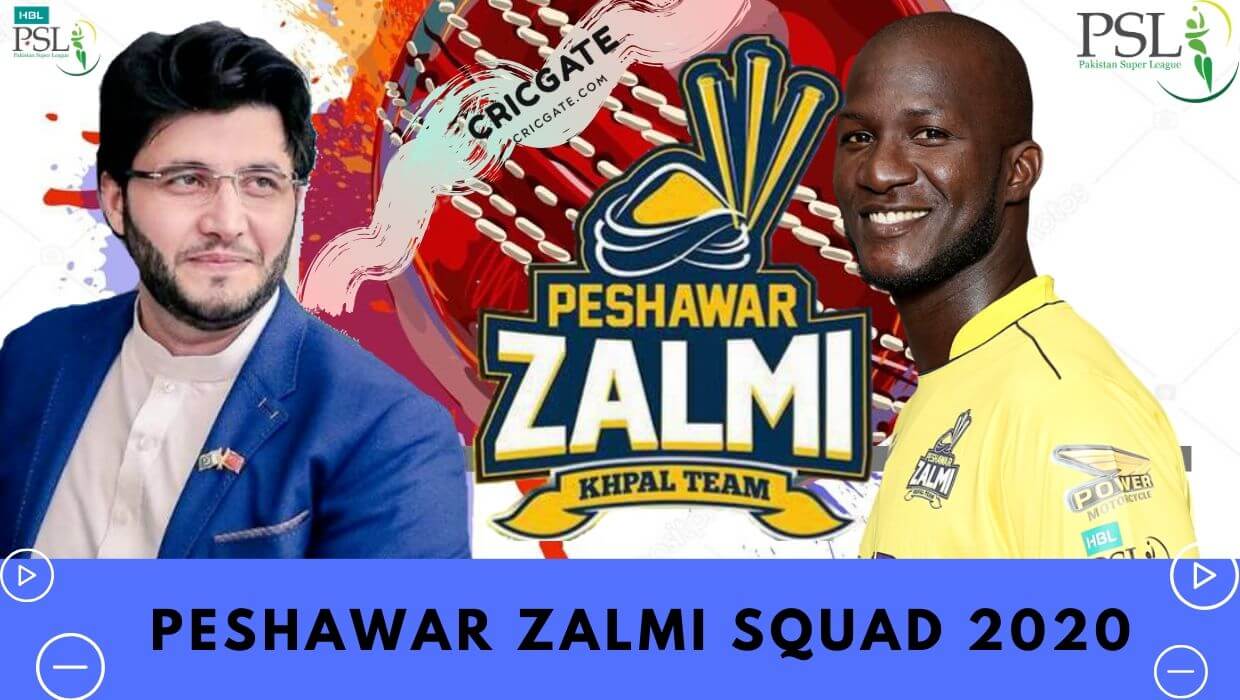 Peshawar Zalmi Squad 2020