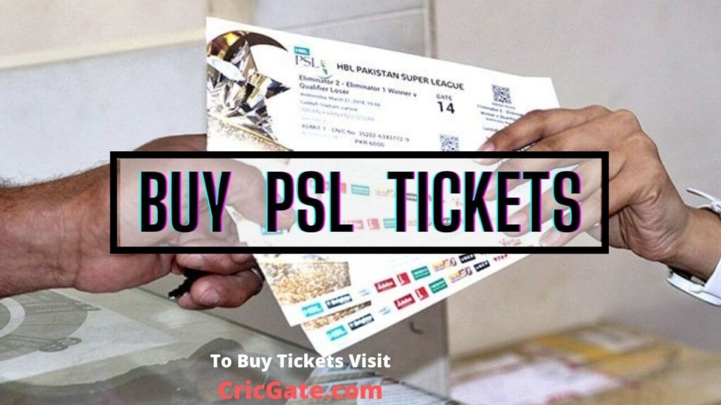 Buy PSL Tickets
