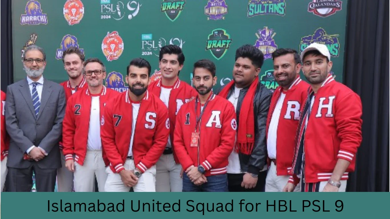 Islamabad United Squad for HBL PSL 9
