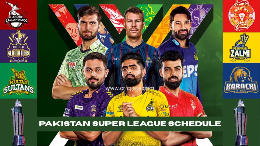 PSL Schedule 2025.